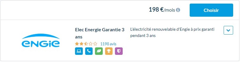 capture ecran tarif elec energie ENGIE 